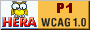 WCAG 1.0 - Priority 1.